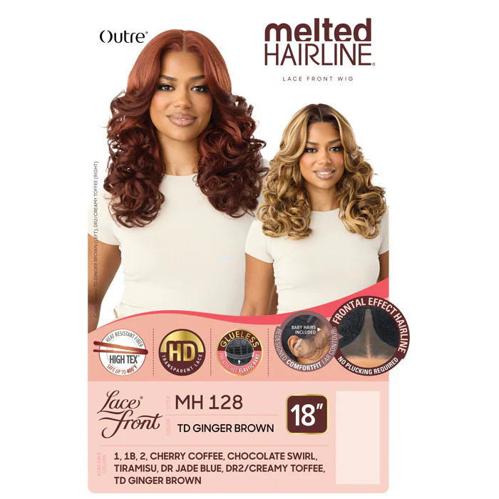 Outre Melted Hairline Glueless HD Deep Lace Part Front Wig - MH 128 - Image 5