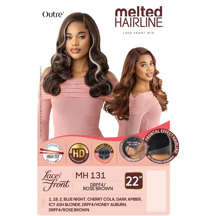 Outre Melted Hairline Glueless HD Deep Lace Part Front Wig - MH 131 - Image 5