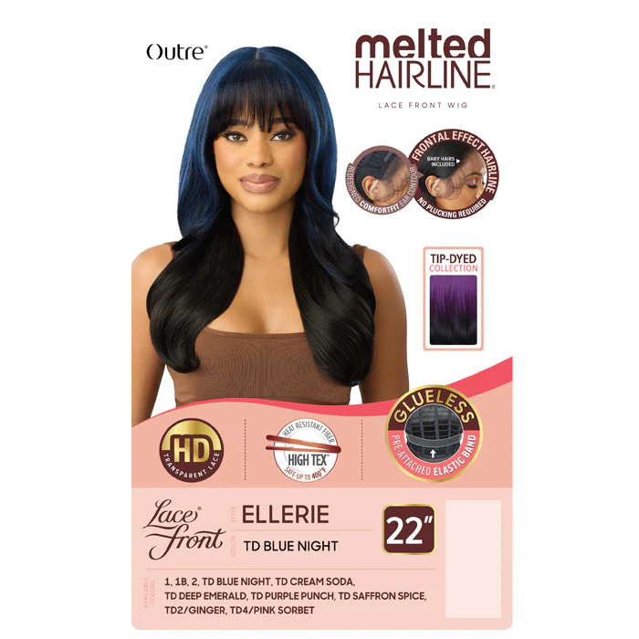 Outre Melted Hairline Glueless HD Lace Front Wig - ELLERIE - Image 4