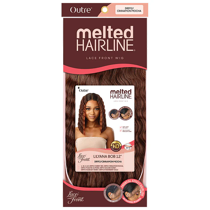 Outre Melted Hairline Glueless HD Lace Front Wig - LILYANA BOB 12" - Image 7