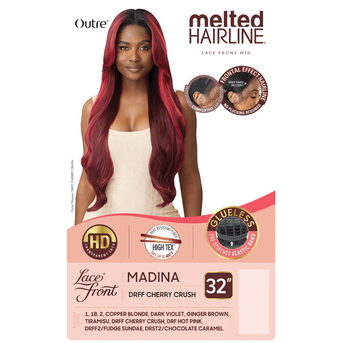Outre Melted Hairline Glueless HD Lace Front Wig - MADINA - Image 4