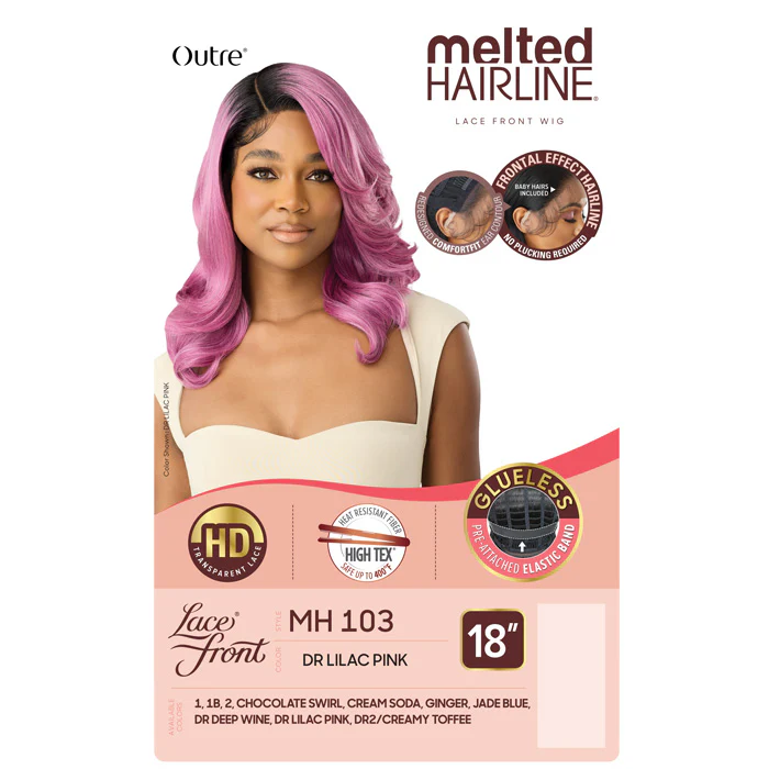 Outre Melted Hairline Glueless HD Lace Front Wig - MH 103 - Image 5