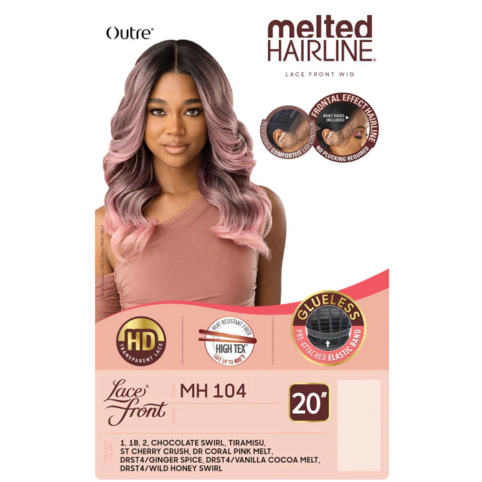 Outre Melted Hairline Glueless HD Lace Front Wig - MH 104 - Image 5