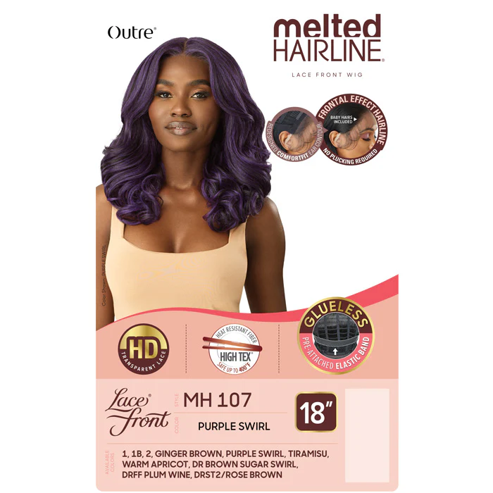 Outre Melted Hairline Glueless HD Lace Front Wig - MH 107 - Image 5