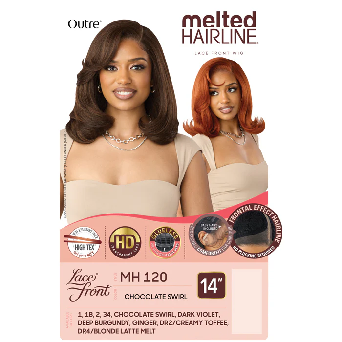 Outre Melted Hairline Glueless HD Lace Front Wig - MH 120 - Image 4