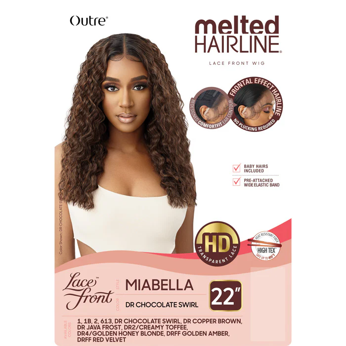 Outre Melted Hairline Glueless HD Lace Front Wig - MIABELLA - Image 6