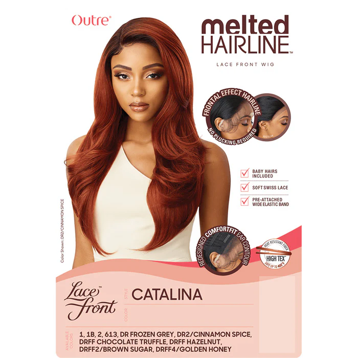 Outre Melted Hairline Glueless Swiss Lace Front Wig - CATALINA - Image 4