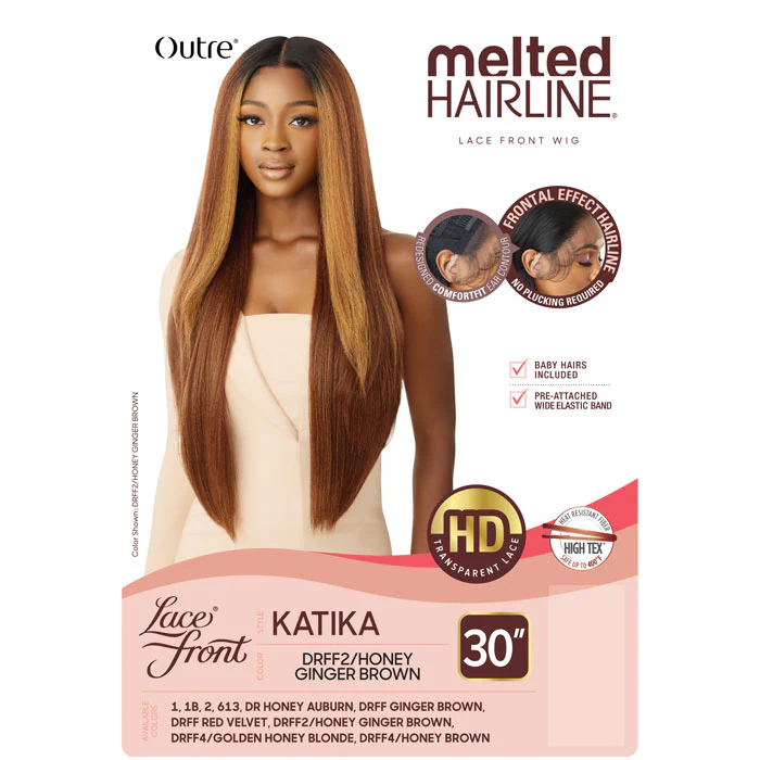 Outre Melted Hairline Synthetic 5" Deep Part HD Lace Front Wig - KATIKA - Image 6