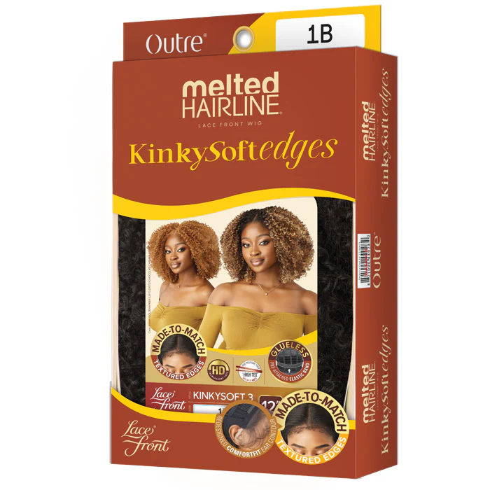 Outre Melted Hairline Kinky Soft Edges Glueless HD Lace Front Wig - KINKYSOFT 3 - Image 4