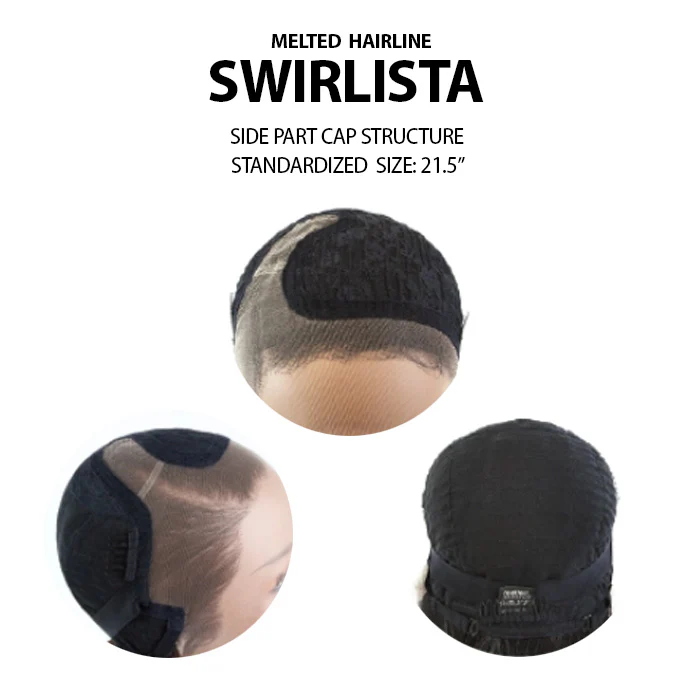 Outre Melted Hairline Swirlista Glueless HD Lace Front Wig - SWIRL 111 - 5" Deep C-Shape Parting - Image 5