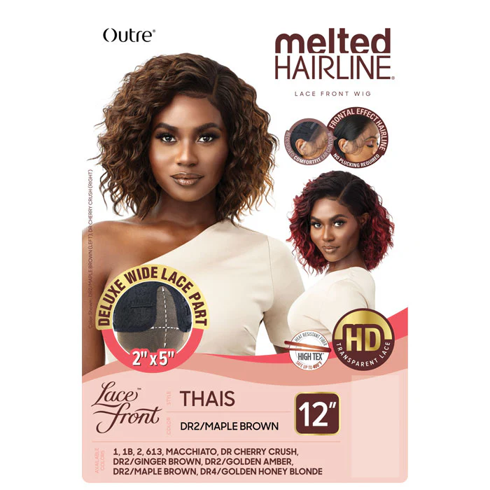 Outre Melted Hairline Glueless Delux Wide 2x5 Lace Part HD Lace Wig - THAIS - Image 6