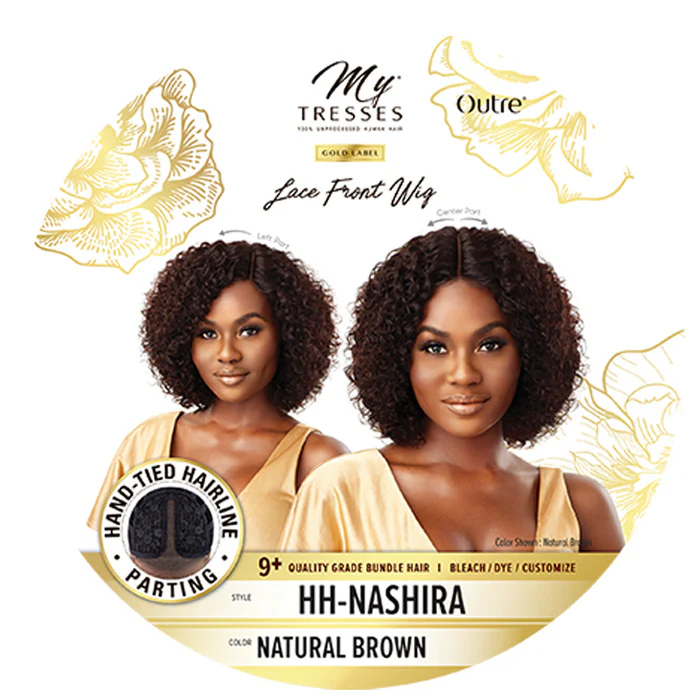 Outre My Tresses 100% Unprocessed Human Hair Lace Front Wig - HH NASHIRA - Image 6