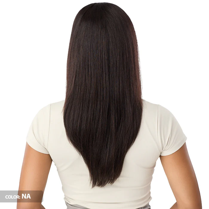 Outre My Tresses Black Label Glueless HD 13x5 Lace Frontal Wig - HH-VIRGIN STRAIGHT 22" - 100% Unprocessed Human Hair - Image 3
