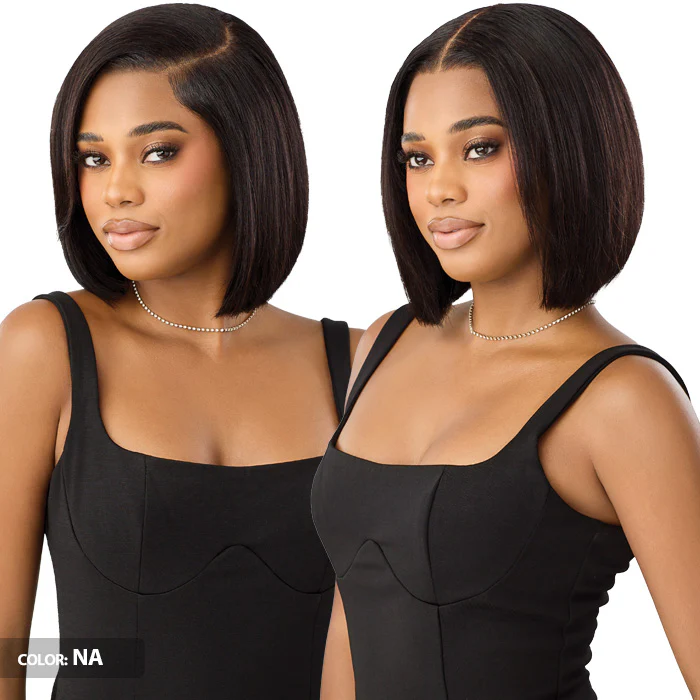 Outre My Tresses Black Label Glueless HD 13x6 Lace Frontal Wig - HH-FULLY HANDTIED VIRGIN STRAIGHT 10" - 100% Unprocessed Human Hair - Image 2