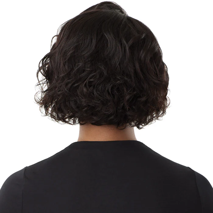 Outre My Tresses Black Label Premium 100% Unprocessed Human Hair HD 13x4 Lace Front Wig - HH-VIRGIN WAVY BOB 10" - Image 4