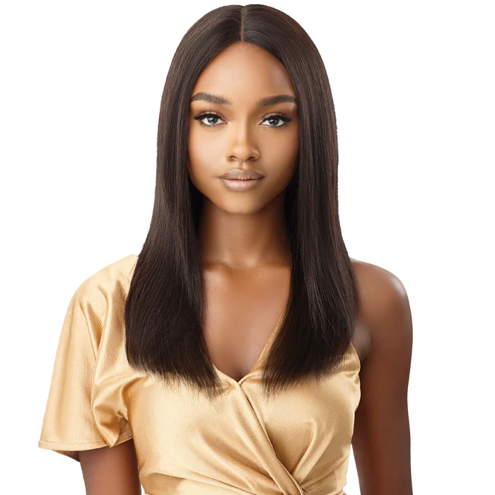 Outre My Tresses Gold Label 100% Unprocessed Human Hair HD Lace Front Wig - HH-CHRISELLE