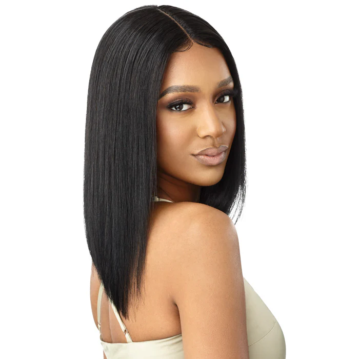 Outre My Tresses Gold Label 100% Unprocessed Human Hair HD Lace Front Wig - HH-NATURAL STRAIGHT 16" - Image 3