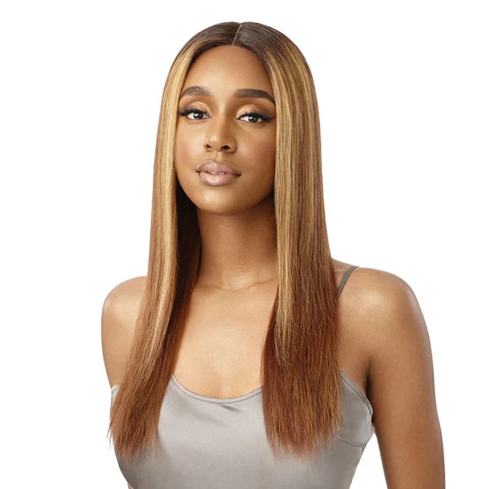 Outre Mytresses 100% Unprocessed Human Hair Custom Colored HD Lace Front Wig - CASSINA - Image 2