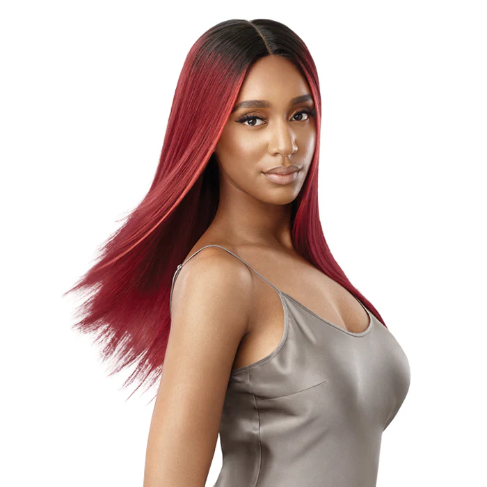 Outre Mytresses 100% Unprocessed Human Hair Custom Colored HD Lace Front Wig - CASSINA - Image 3
