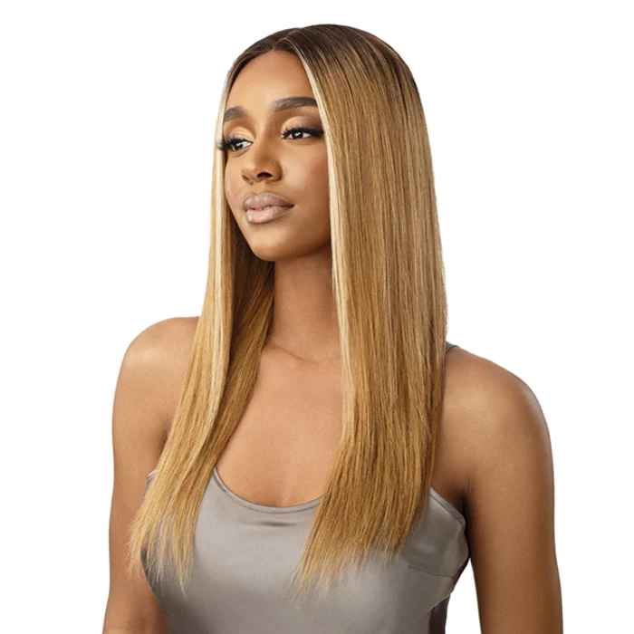 Outre Mytresses 100% Unprocessed Human Hair Custom Colored HD Lace Front Wig - CASSINA - Image 4