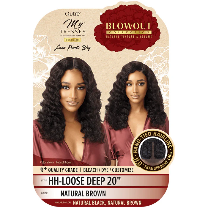 Outre Mytresses 100% Unprocessed Human Hair HD Lace Front Wig - LOOSE DEEP 20 - Image 5