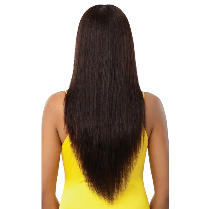 Outre Mytresses 100% Unprocessed Human Hair HD Lace Front Wig - NATURAL STRAIGHT 28 - Image 3