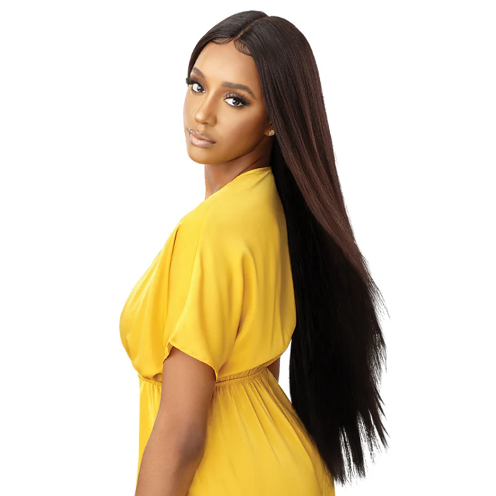 Outre Mytresses 100% Unprocessed Human Hair HD Lace Front Wig - NATURAL STRAIGHT 34 - Image 3