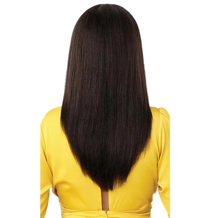 Outre Mytresses 100% Unprocessed Human Hair Leave Out U Part Cap Wig - DOMINICAN STRAIGHT 20 - Image 3