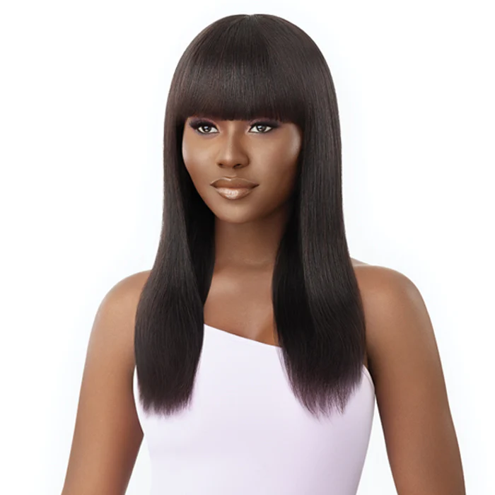 Outre Mytresses 100% Unprocessed Human Hair Wet & Wavy Full Wig - NATURAL CURLY 20 - Image 2