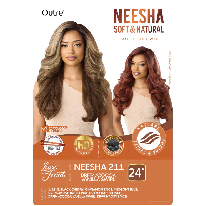 Outre Neesha Soft & Natural Glueless HD Lace Front Wig - NEESHA 211 - Image 4