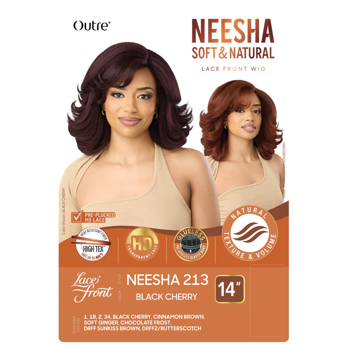 Outre Neesha Soft & Natural Glueless HD Lace Front Wig - NEESHA 213 - Image 4