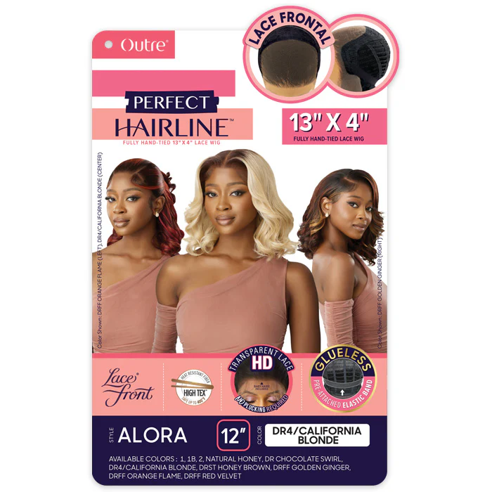 Outre Perfect Hairline Glueless 13x4 Hand-Tied HD Lace Front Wig - ALORA - Image 4
