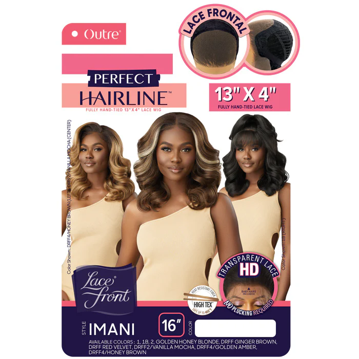 Outre Perfect Hairline Glueless 13X4 HD Lace Front Wig - IMANI - Image 4