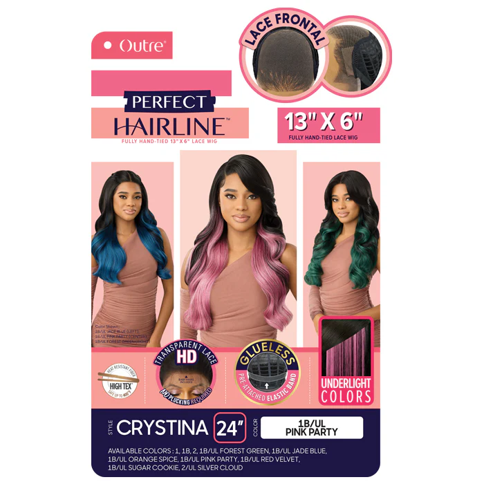 Outre Perfect Hairline Glueless 13x6 HD Lace Front Wig - CRYSTINA - Image 6