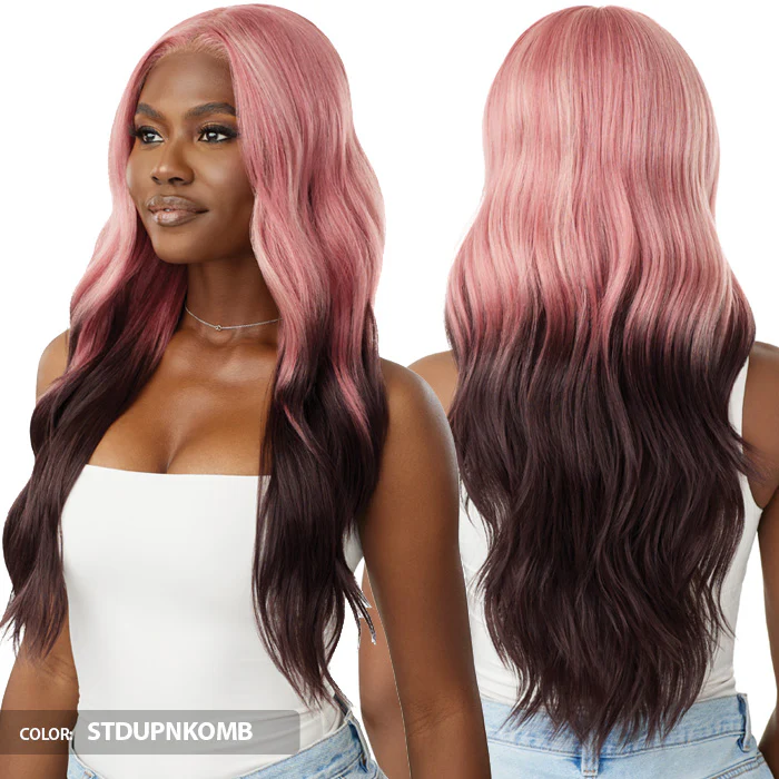 Outre Perfect Hairline Glueless 13x6 HD Lace Front Wig - JAANAY - Reverse Ombre - Image 4