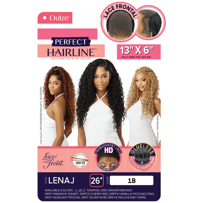 Outre Perfect Hairline Glueless 13x6 HD Lace Front Wig - LENAJ - Fully Hand-Tied - Image 4