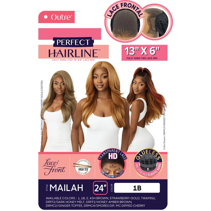 Outre Perfect Hairline Glueless 13x6 HD Lace Front Wig - MAILAH - Image 4