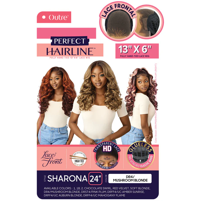 Outre Perfect Hairline Glueless 13x6 HD Lace Front Wig - SHARONA - Image 4