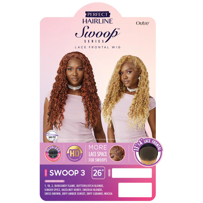 Outre Perfect Hairline Swoop Glueless 13x4 Deep HD Lace Front Wig - SWOOP 3 - Image 5