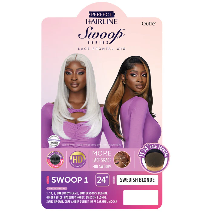 Outre Perfect Hairline Swoop Glueless 13x4 HD Lace Front Wig - SWOOP 1 - Image 4