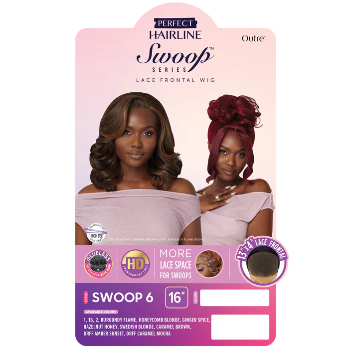 Outre Perfect Hairline Swoop Glueless 13x4 HD Lace Front Wig - SWOOP 6 - Image 4