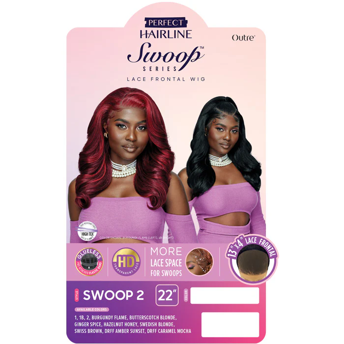 Outre Perfect Hairline Swoop Glueless 13x4 HD Lace Frontal Wig - SWOOP 2 - Image 4