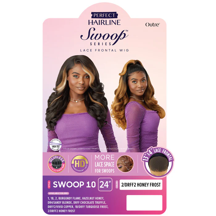 Outre Perfect Hairline Swoop Series Glueless 13x4 HD Lace Front Wig - SWOOP 10 - Image 4