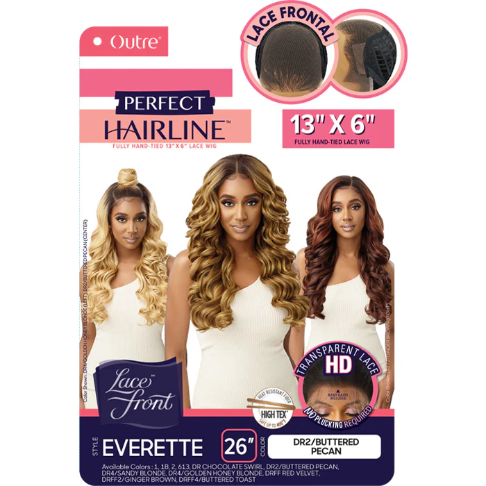 Outre Perfect Hairline Glueless 13X6 HD Lace Front Wig - EVERETTE - Image 4