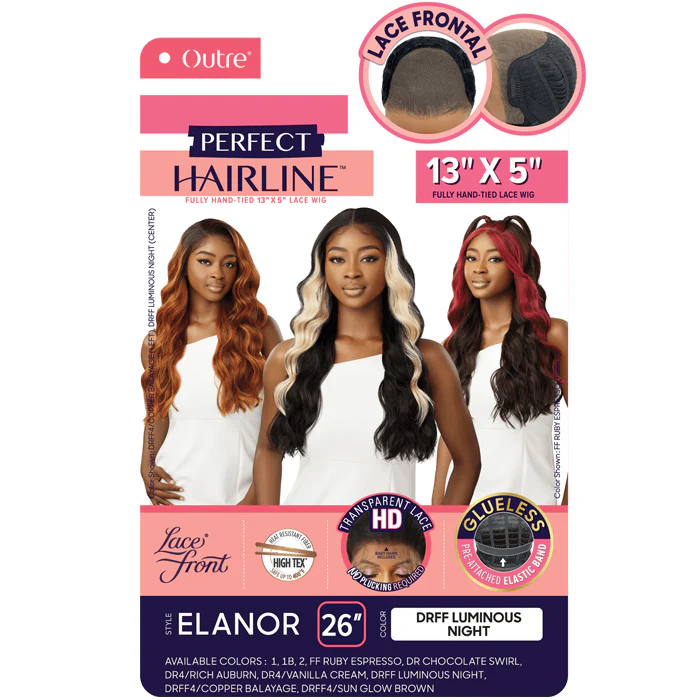 Outre Perfect Hairline Synthetic Hair Glueless 13x5 HD Lace Front Wig - ELANOR - Image 6