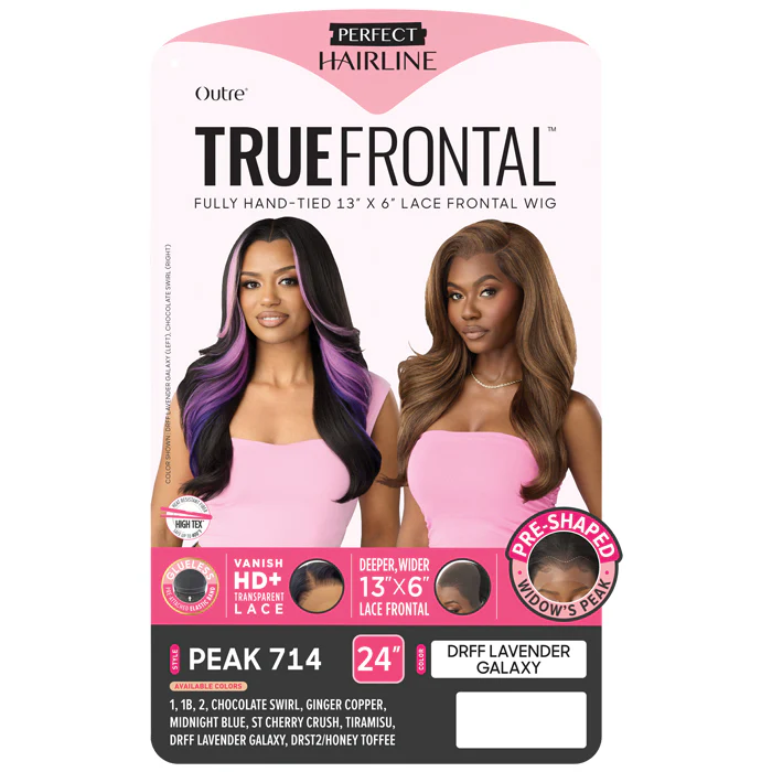 Outre Perfect Hairline True Frontal Glueless 13x6 HD Widow's Peak Lace Front Wig - PEAK 714 - Image 4