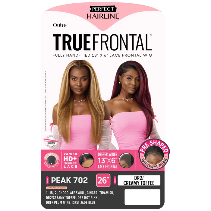 Outre Perfect Hairline True Frontal Glueless Hand-Tied 13x6 HD Lace Front Wig - PEAK 702 - Pre-Shaped - Image 4