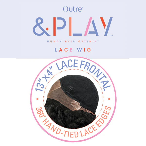 Outre & Play Human Hair Premium Blend 13x4 Lace Frontal Wig - ALEXIS - Image 3