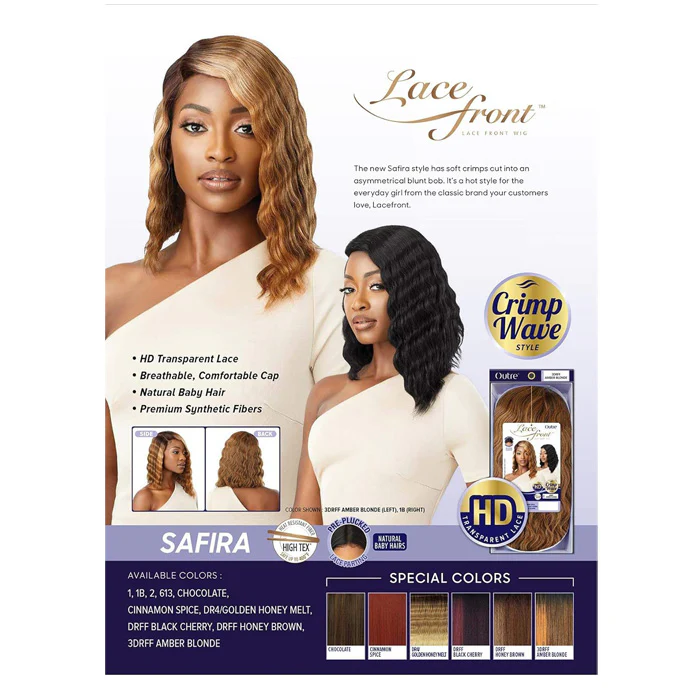 Outre Pre-Plucked HD Transparent Lace Front Wig - SAFIRA - Image 4