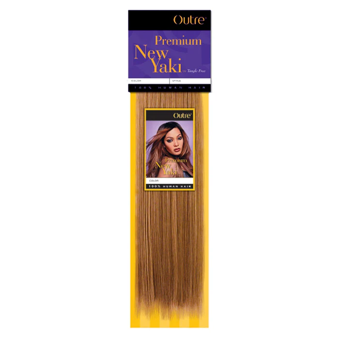Outre Premium Collection Human Hair Weave - NEW YAKI 10 - 18" - Image 8